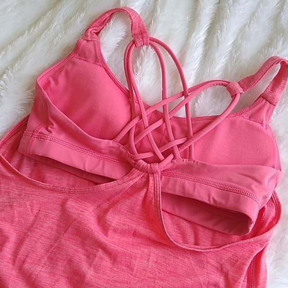Lululemon Coral 2 in 1 Tank with built-in bra - Picture 2 of 8